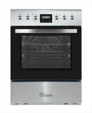 Cuisinière pose libre 50cm induction catalytique Inox