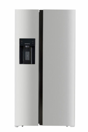 Réfrigérateur congélateur américain 556L 91cm avec machine à glaçons inox