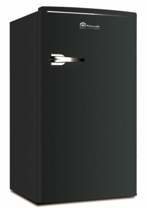 Réfrigerateur sous plan vintage de table 85L, classe E, coloris Noir, sans poignée