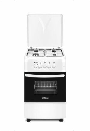 Cuisinière gaz 50x55cm blanche