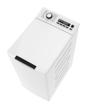 Lave-linge chargement par le dessus 6,5kg 1200rpm LED classe D - poignée noire + display noir