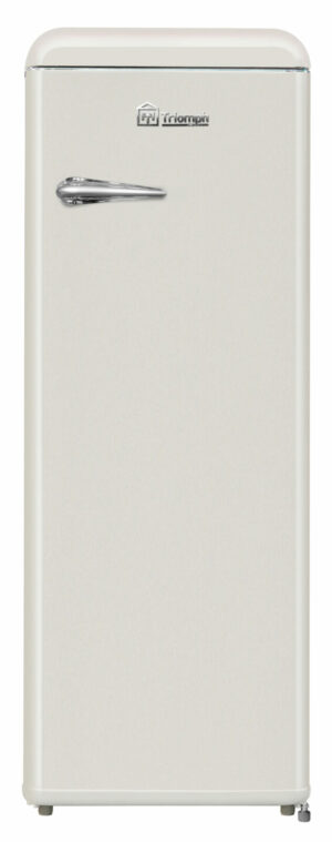 Réfrigérateur 1 porte , 240 L , classe E , crème