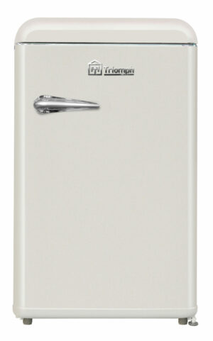Réfrigerateur sous plan 118L avec crème vintage avec compartiment congélateur 12L 4*