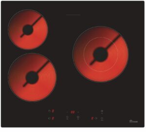 Table de cuisson vitrocéramique 3 feux 5200W
