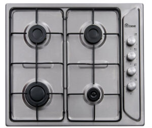 Table à gaz 4 foyers métal inox