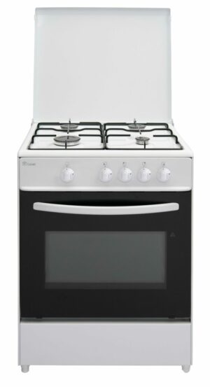 Cuisinière gaz 60x60cm blanche