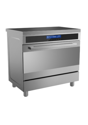 Cuisinière 90cm induction catalytique Inox