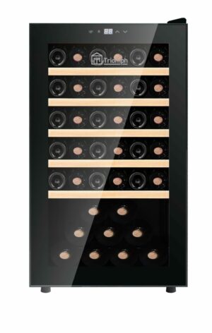 Cave à vin de service de 39 bouteilles, porte verre, sous plan