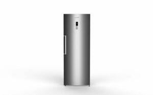 Réfrigerateur 1 porte , No Frost , Inox, Affichage extérieur , poignée , classe E, 69CM