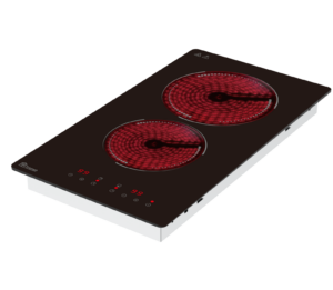 Table de cuisson vitrocéramique 2 feux 3000W
