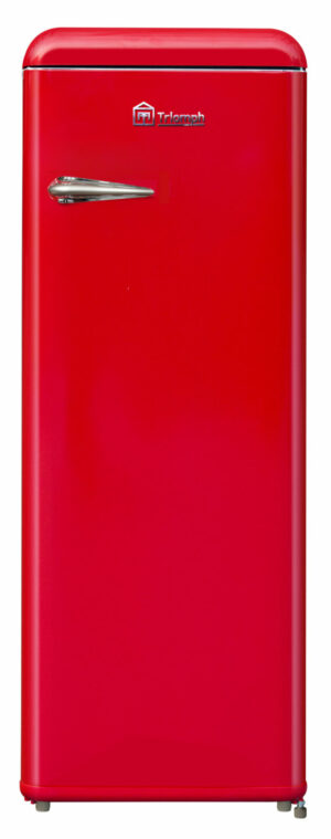 Réfrigérateur 1 porte , 240 L , classe E , rouge