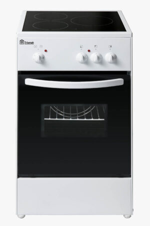 Cuisinière vitro 50x50cm blanche