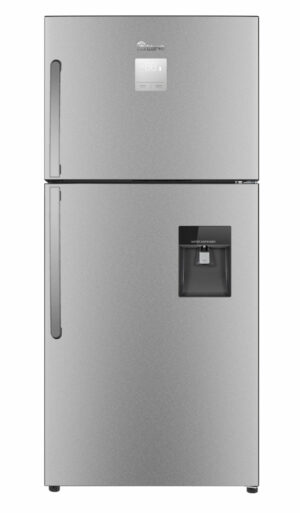 185x83,6 Réfrigérateur congélateur 2 portes inox distributeur d'eau no frost