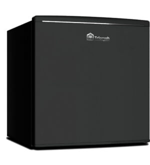 Réfrigérateur cube vintage noir 46L avec poignée intégrée