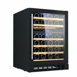 Cave à vin encastrable 46 bouteilles 60cm 2 zones