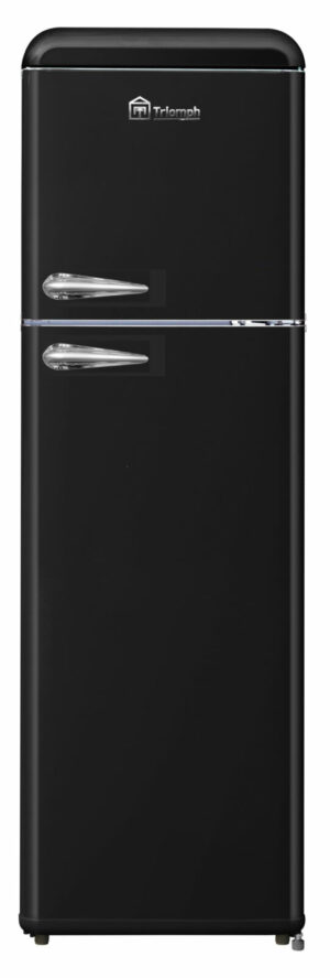 Réfrigérateur congélateur 2 portes 244L vintage Noir 173cm