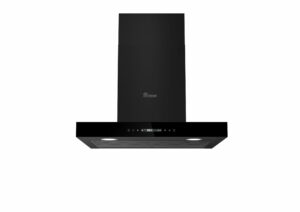 Hotte box 60cm, forme T, noire, touch sens, 600m3/h - TRCBH6600BB
