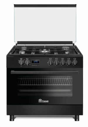 Cuisinière mixte 90x60cm noire