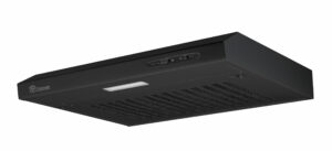 Hotte casquette 60 cm 210m3/h noire 1 filtre métal - TRCBH6000B