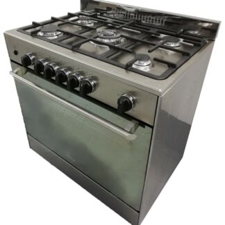 Cuisinière Gaz 80x55cm inox email - TRCGC8055X