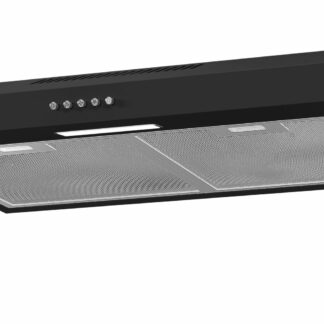 Hotte casquette 60 cm 230m3/h noire 2 Filtres métal noir - TRCBH6230B