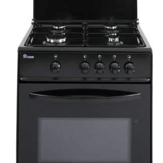 Cuisinière gaz 60x60cm noire - TRCGC6060B