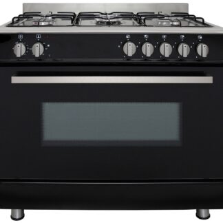 Piano de cuisson gaz 90x60cm noir - TRCGC9060B