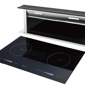 Hotte escamotable à poser 90 cm 750 m3 inox - TRCRH9075X